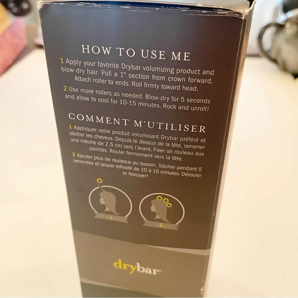Drybar High Tops Self-Grip‎ Rollers 6-Pack 3 Medium/3 Large Damaged Box NEW